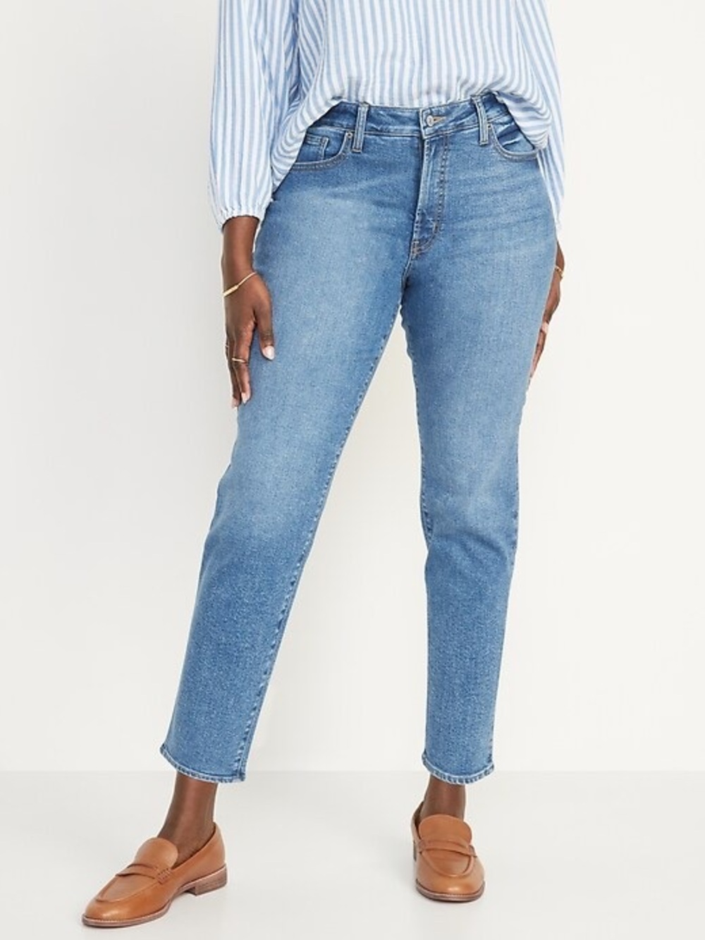 Old Navy Light Wash Straight Leg Jeans
